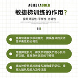 叁沃 敏捷梯 敏捷绳梯加厚拼接多用途训练绳梯软梯足球篮球跳格梯
