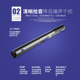 得胜（TAKSTAR）SGC-578采访麦克风 会议录音话筒 新闻DV摄像机单反机外接采访电容麦克风 黑色