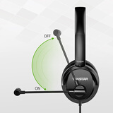 得胜（TAKSTAR）TS-450M头戴式耳机 语音聊天游戏电脑电竞K歌录音直播吃鸡网络电教专用 有线带麦