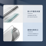 晨光(M&G)文具145mm山形票据票夹 财务票据夹金属票据夹子画板夹 办公用品 大号 2个装ABS92639