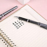 晨光（M&G）中性笔 大笔画签名签字笔1.0mm 子弹头水性笔 黑色 12支/盒 2盒装 AGP13604