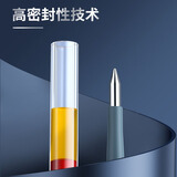 晨光（M&G）文具K35 按动中性笔学生0.5红笔签字笔商务子弹头考试专用水笔高颜值办公用品 红色 12支/盒