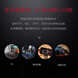 得胜（TAKSTAR）捷FLIT 自由玩家电脑电竞游戏带麦克风话筒听声辩位头戴电竞耳机 有线带麦游戏耳机 炫酷黑