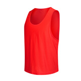 叁沃 成人儿童 篮球背心 对抗服春季足球训练背心网眼篮球分组马甲定制做印字号坎 红色
