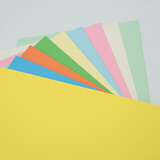 金旗舰（FLAGSHIP） 旗舰A4彩色复印纸80G打印纸儿童手工折纸彩纸 浅色淡色 100张/包