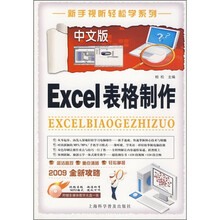 excel表格制作