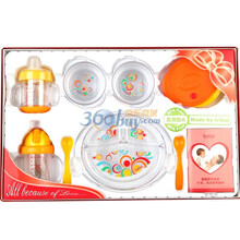 迪士尼婴儿食物研磨器 辅食喂食 套装组合 送摇