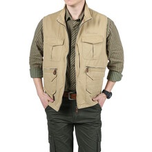 <em>战地吉普</em>(Afs Jeep)14秋冬装男<em>马甲</em> 纯棉多袋工