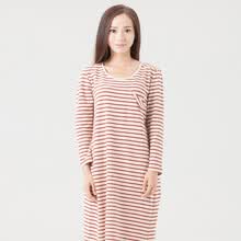 大朴 纯棉不规则底摆女士<em>针织</em>长裙 <em>女式全棉</em>长