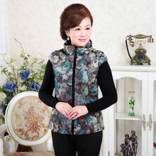 有时候 母亲节女装中老年人服装春<em>款马夹</em>外套