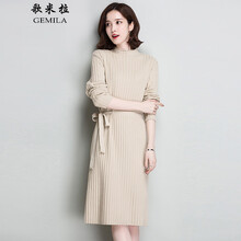 純色系帶毛衣，微胖女生的好幫手