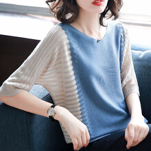 系帶亞麻袖上衣，微胖女神的福音