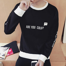 古萊登（GODLIKE） 長(cháng)袖 男士T恤 T01英文衛衣黑色 