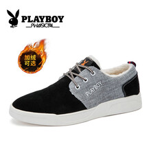 花花公子（PLAYBOY）男士黑色(加絨款） 41