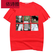 洛芊（Luoqian） 短袖 男士T恤 悟空短袖-紅色 