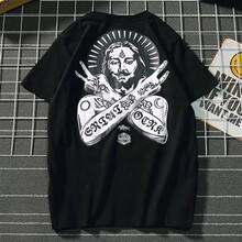 鼎度（DINGDU） 長(zhǎng)袖 男士T恤 嘻哈黑色 GC15 