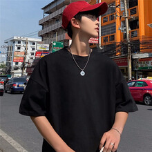 其他品牌 五分袖 男士T恤 955黑色 
