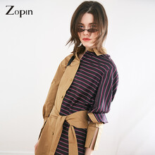 zopin,流行,元素,袖連衣裙,趨勢,新款,樣式