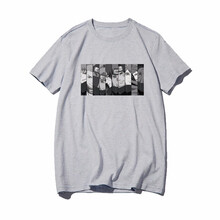 低調的依戀 短袖 男士T恤 灰色C款 