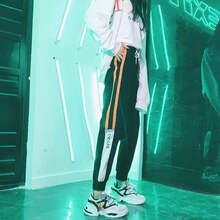 綺羅世界 中腰 哈倫褲 女 長(zhǎng)褲 休閑褲