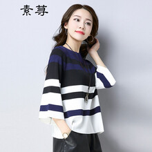 七分,新款,元素,樣式,流行,趨勢(shì),袖針織衫,短款
