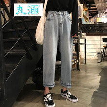 修身牛仔褲，微胖妹子也能美美噠