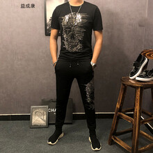 Boy Bees 短袖 男士T恤 銀-半邊骷髏套裝 