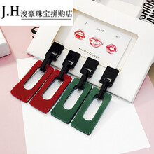長(zhǎng)方形耳墜