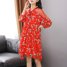 寬松燈籠袖裙，微胖妹子的福音