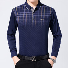 SCNDEWMY 長袖 男士T恤 長袖226藏青 4XL，L，M