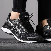 asics跑步鞋1011A158-001黑色 