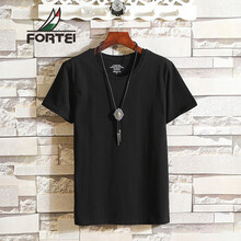 富鋌（FORTEI） 短袖 男士T恤 903黑色 