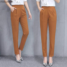 九分休閑褲，微胖女生的好幫手