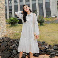 飄逸印花連衣裙，打造優(yōu)雅小仙女