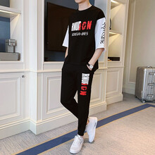 美羅邦（Meloban） 五分袖 男士T恤 F15黑色 