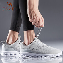 駱駝（CAMEL）跑步鞋灰色   男款A(yù)912600035 36