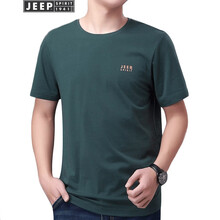 吉普（JEEP） 短袖 男士T恤 TS0097綠色 