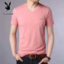 花花公子（PLAYBOY） 短袖 男士T恤 紅色1838TX1853 
