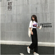 時尚直筒休閑褲，穿出你的優(yōu)雅范
