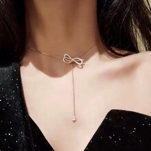 流蘇蝴蝶結項鏈