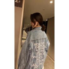 寬松短款夾克，微胖妹子的好幫手