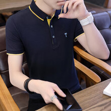 爵森馬公子（JUESENMAGONGZI） 短袖 男士T恤 1712深藍色 