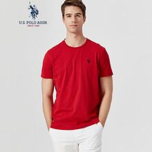 U.S. POLO ASSN. 短袖 男士T恤 紅色 