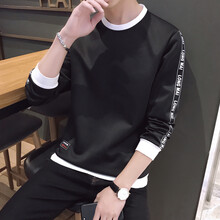 靚保羅（LIONPAUL） 長袖 男士T恤 222黑色 