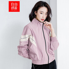 自由呼吸 連帽 長(cháng)袖 女 短外套 拉鏈