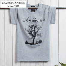 CAUSSEGANTIER 短袖 男士T恤 短袖大樹灰色 