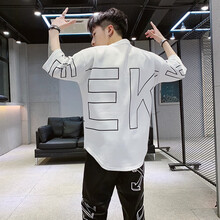 古萊登（GODLIKE） 七分袖 男士T恤 TZ65 白色 