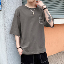 鱷鈮特（ANYTOUR） 五分袖 男士T恤 345深灰色 