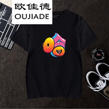 歐佳德（OUJIADE） 短袖 男士T恤 黑色2 A7604 