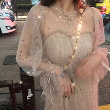 甜美網紗長裙，打造浪漫小仙女